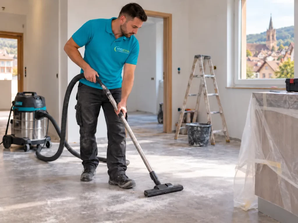 Nettoyage de fin de chantier à Saverne par HYGIEThik