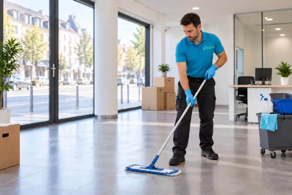 Nettoyage de locaux professionnels avant nouvelle occupation à Saverne par HYGIEThik