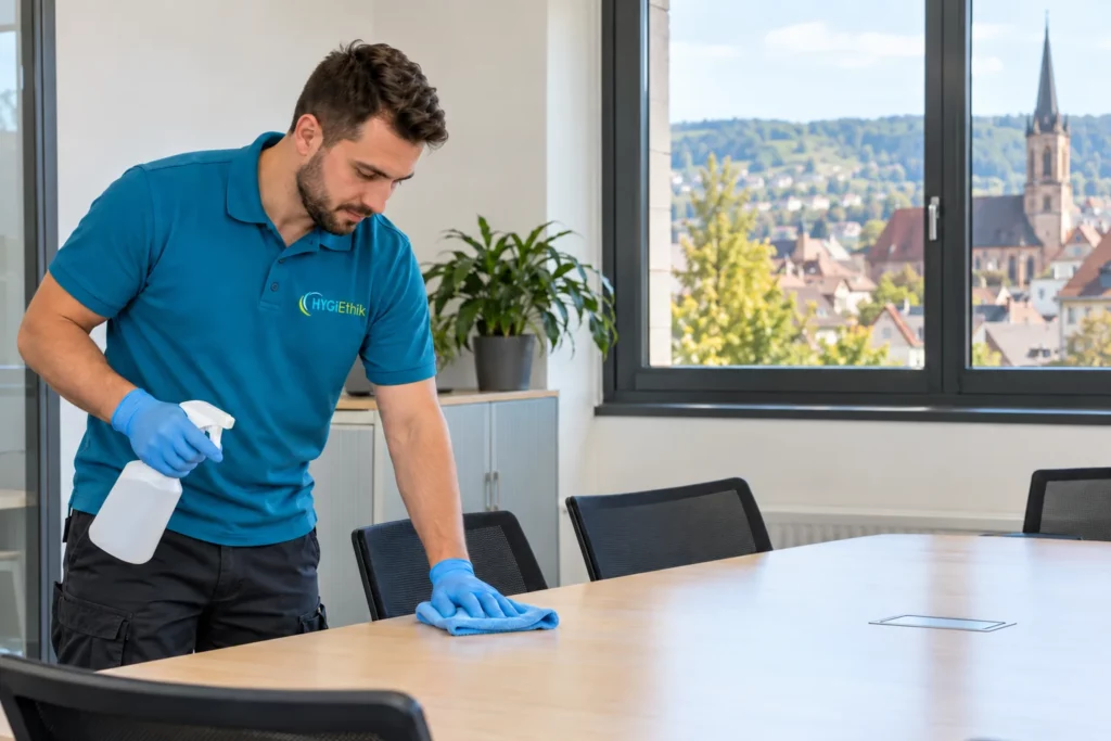 Nettoyage d’une salle de réunion à Saverne par HYGIEThik