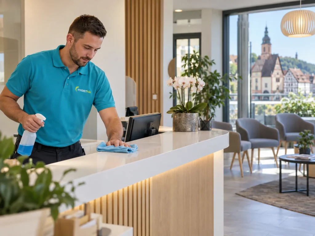 Nettoyage d’un espace d’accueil professionnel à Saverne par HYGIEThik